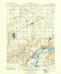 Hennepin Illinois Historical topographic map, 1:62500 scale, 15 X 15 Minute, Year 1909