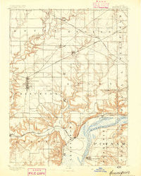 Hennepin Illinois Historical topographic map, 1:62500 scale, 15 X 15 Minute, Year 1893