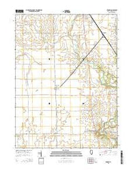 Henning Illinois Current topographic map, 1:24000 scale, 7.5 X 7.5 Minute, Year 2015