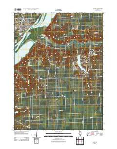 Henry Illinois Historical topographic map, 1:24000 scale, 7.5 X 7.5 Minute, Year 2012