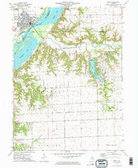 Henry Illinois Historical topographic map, 1:24000 scale, 7.5 X 7.5 Minute, Year 1972