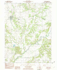 Herrick Illinois Historical topographic map, 1:24000 scale, 7.5 X 7.5 Minute, Year 1982