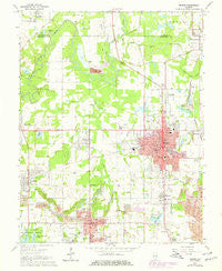 Herrin Illinois Historical topographic map, 1:24000 scale, 7.5 X 7.5 Minute, Year 1968