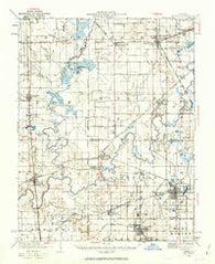 Herrin Illinois Historical topographic map, 1:62500 scale, 15 X 15 Minute, Year 1936