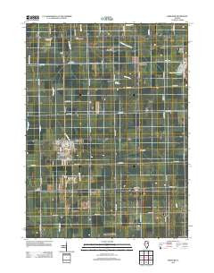 Herscher Illinois Historical topographic map, 1:24000 scale, 7.5 X 7.5 Minute, Year 2012