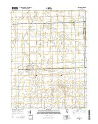 Herscher Illinois Current topographic map, 1:24000 scale, 7.5 X 7.5 Minute, Year 2015