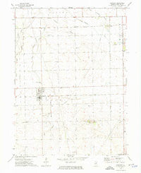 Herscher Illinois Historical topographic map, 1:24000 scale, 7.5 X 7.5 Minute, Year 1973