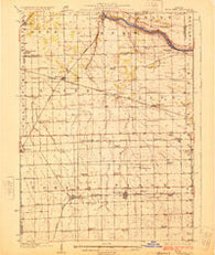 Herscher Illinois Historical topographic map, 1:62500 scale, 15 X 15 Minute, Year 1925