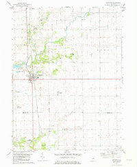 Heyworth Illinois Historical topographic map, 1:24000 scale, 7.5 X 7.5 Minute, Year 1981