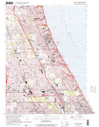 Highland Park Illinois Historical topographic map, 1:24000 scale, 7.5 X 7.5 Minute, Year 2000