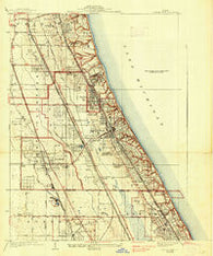 Highland Park Illinois Historical topographic map, 1:24000 scale, 7.5 X 7.5 Minute, Year 1928