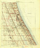 Highland Park Illinois Historical topographic map, 1:24000 scale, 7.5 X 7.5 Minute, Year 1928
