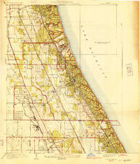 Highland Park Illinois Historical topographic map, 1:24000 scale, 7.5 X 7.5 Minute, Year 1928