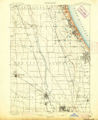 Highwood Illinois Historical topographic map, 1:62500 scale, 15 X 15 Minute, Year 1900