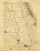 Highwood Illinois Historical topographic map, 1:62500 scale, 15 X 15 Minute, Year 1900