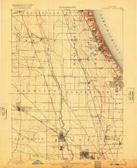 Highwood Illinois Historical topographic map, 1:62500 scale, 15 X 15 Minute, Year 1900