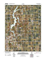 Hillsboro Illinois Historical topographic map, 1:24000 scale, 7.5 X 7.5 Minute, Year 2012