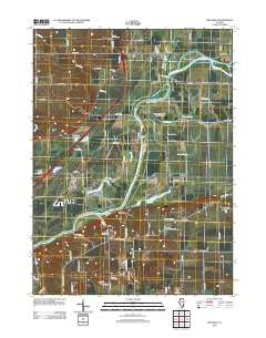 Hillsdale Illinois Historical topographic map, 1:24000 scale, 7.5 X 7.5 Minute, Year 2012