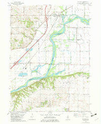 Hillsdale Illinois Historical topographic map, 1:24000 scale, 7.5 X 7.5 Minute, Year 1982