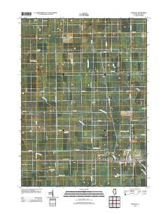 Hinckley Illinois Historical topographic map, 1:24000 scale, 7.5 X 7.5 Minute, Year 2012