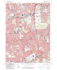Hinsdale Illinois Historical topographic map, 1:24000 scale, 7.5 X 7.5 Minute, Year 1993