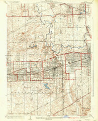Hinsdale Illinois Historical topographic map, 1:24000 scale, 7.5 X 7.5 Minute, Year 1927