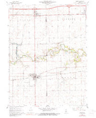 Homer Illinois Historical topographic map, 1:24000 scale, 7.5 X 7.5 Minute, Year 1968