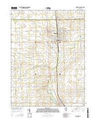 Hoopeston Illinois Current topographic map, 1:24000 scale, 7.5 X 7.5 Minute, Year 2015