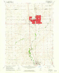 Hoopeston Illinois Historical topographic map, 1:24000 scale, 7.5 X 7.5 Minute, Year 1964