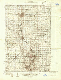 Hoopeston Illinois Historical topographic map, 1:48000 scale, 15 X 15 Minute, Year 1933