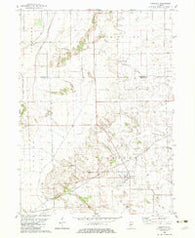 Hooppole Illinois Historical topographic map, 1:24000 scale, 7.5 X 7.5 Minute, Year 1982