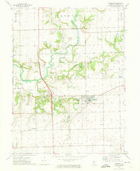 Hopedale Illinois Historical topographic map, 1:24000 scale, 7.5 X 7.5 Minute, Year 1971