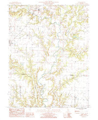 Hord Illinois Historical topographic map, 1:24000 scale, 7.5 X 7.5 Minute, Year 1985