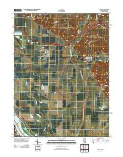 Hull Illinois Historical topographic map, 1:24000 scale, 7.5 X 7.5 Minute, Year 2012