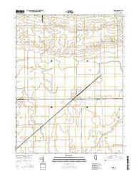 Hume Illinois Current topographic map, 1:24000 scale, 7.5 X 7.5 Minute, Year 2015