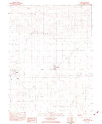 Hume Illinois Historical topographic map, 1:24000 scale, 7.5 X 7.5 Minute, Year 1982