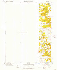Humrick Illinois Historical topographic map, 1:24000 scale, 7.5 X 7.5 Minute, Year 1955