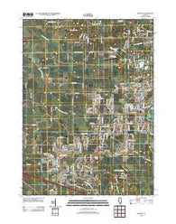 Huntley Illinois Historical topographic map, 1:24000 scale, 7.5 X 7.5 Minute, Year 2012