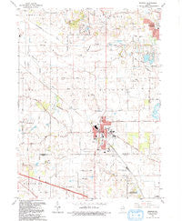 Huntley Illinois Historical topographic map, 1:24000 scale, 7.5 X 7.5 Minute, Year 1992
