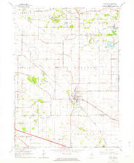 Huntley Illinois Historical topographic map, 1:24000 scale, 7.5 X 7.5 Minute, Year 1962