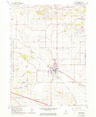 Huntley Illinois Historical topographic map, 1:24000 scale, 7.5 X 7.5 Minute, Year 1972