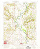 Hutsonville Illinois Historical topographic map, 1:62500 scale, 15 X 15 Minute, Year 1957