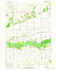 Illiana Heights Illinois Historical topographic map, 1:24000 scale, 7.5 X 7.5 Minute, Year 1963