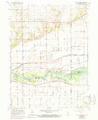 Illiana Heights Illinois Historical topographic map, 1:24000 scale, 7.5 X 7.5 Minute, Year 1963