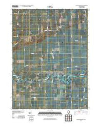 Illiana Heights Illinois Historical topographic map, 1:24000 scale, 7.5 X 7.5 Minute, Year 2010