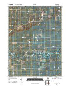 Illiana Heights Illinois Historical topographic map, 1:24000 scale, 7.5 X 7.5 Minute, Year 2010