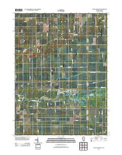 Illiana Heights Illinois Historical topographic map, 1:24000 scale, 7.5 X 7.5 Minute, Year 2012