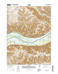 Illinois City Illinois Current topographic map, 1:24000 scale, 7.5 X 7.5 Minute, Year 2015