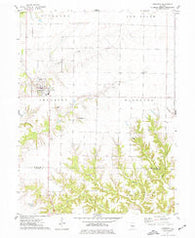 Industry Illinois Historical topographic map, 1:24000 scale, 7.5 X 7.5 Minute, Year 1974