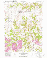 Ipava Illinois Historical topographic map, 1:24000 scale, 7.5 X 7.5 Minute, Year 1948